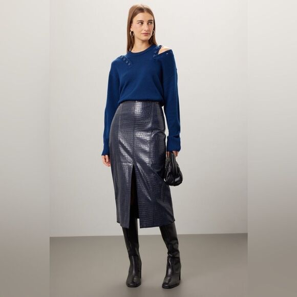 MARISSA WEBB button shoulder sweater size Small - Picture 2 of 9